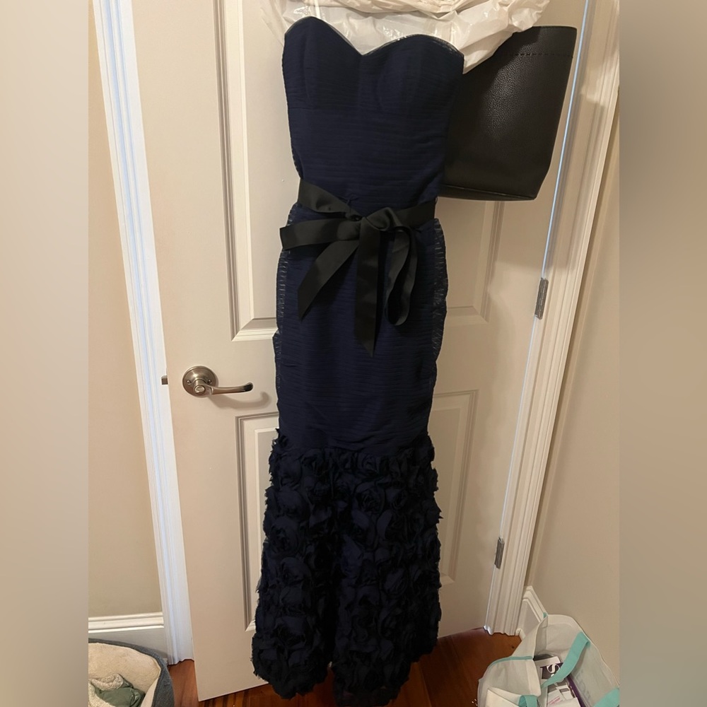 JS Collections strapless trumpet/mermaid gown (Navy)
